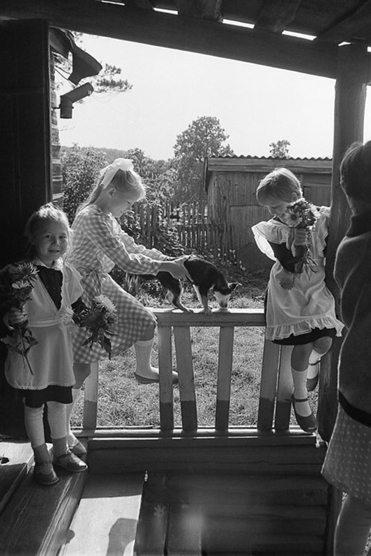 1 сентября, деревня Паново, Зеленодольский район, Татарстан, Россия. 1987