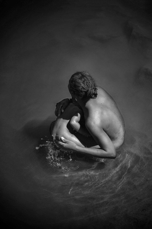 The maternal bath, near Miandrivazo, Menabe region, Toliara province, Republic of Madagascar. 2017