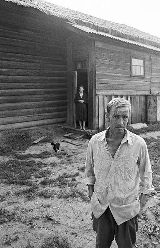 Guy in a white shirt, Yaroslavl region, Russian SFSR. July 1983