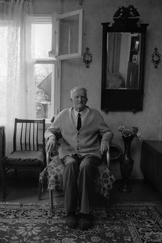 Last veteran of defense of the village of Oblivskaya, Oblivskaya stanitsa, Rostov-on-Don region, Russia. May 2011