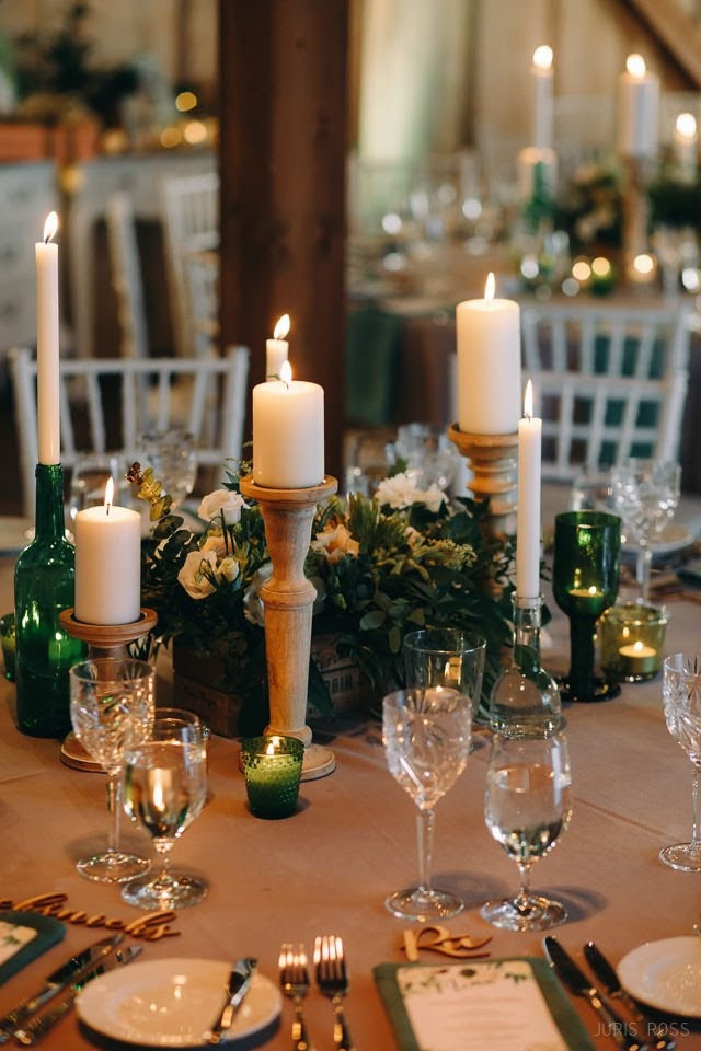 Kāzu ceremonija Ķempju baznīcā un svinības viesu namā Briedīši