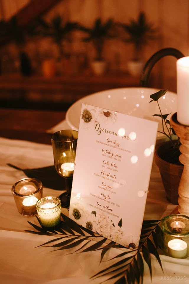 Kāzu ceremonija Ķempju baznīcā un svinības viesu namā Briedīši