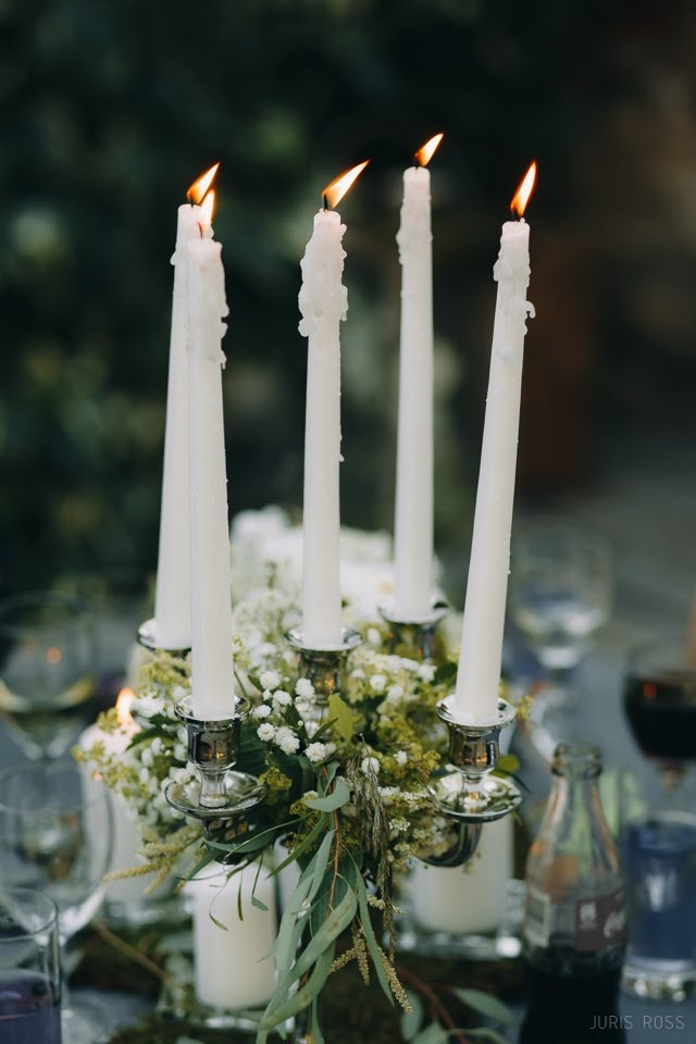 Kāzu ceremonija Ķempju baznīcā un svinības viesu namā Briedīši