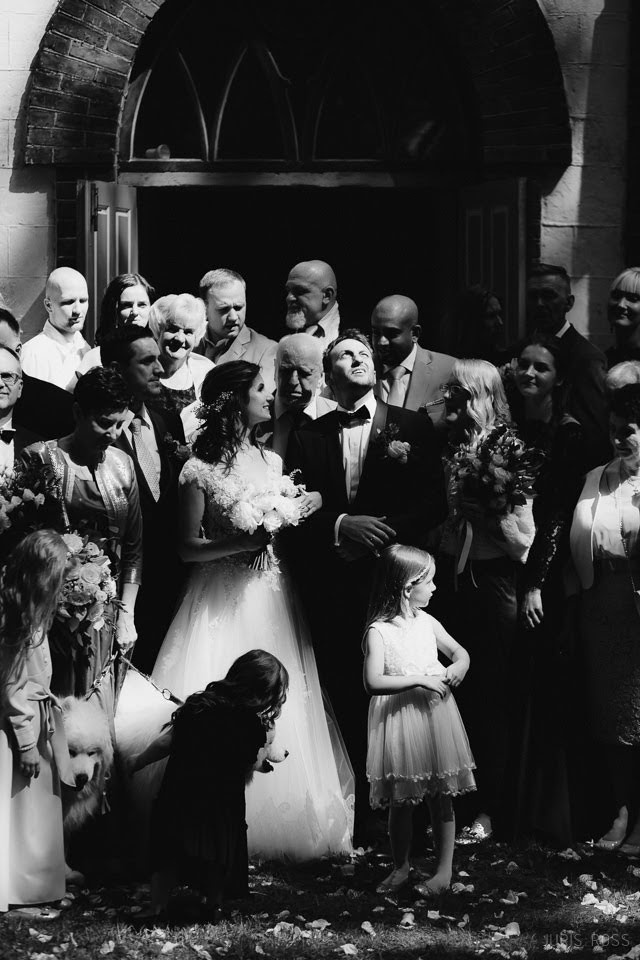 Kāzu ceremonija Ķempju baznīcā un svinības viesu namā Briedīši