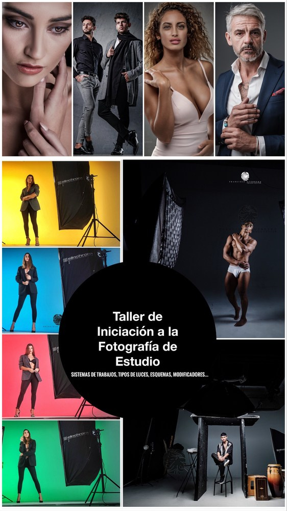 Taller de Iluminación Miercoles 29 de Octubre de 2025 de 9:30 a 14:30. Fotógrafo profesional en Sevilla Francisco Guerrero