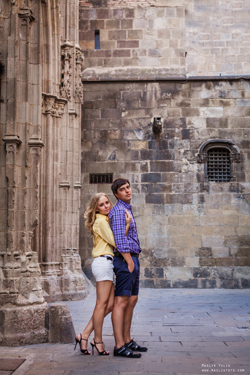 No es una sesión de fotos modelo en Barcelona. Fotógrafo en Barcelona  Maslik Yulia