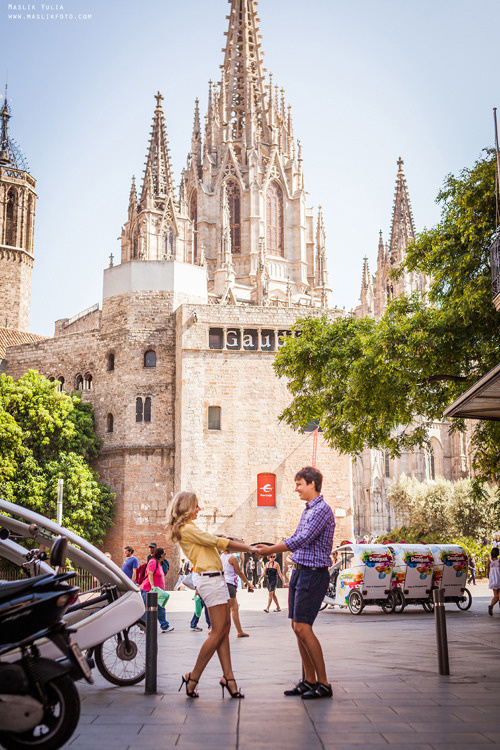 No es una sesión de fotos modelo en Barcelona. Fotógrafo en Barcelona  Maslik Yulia
