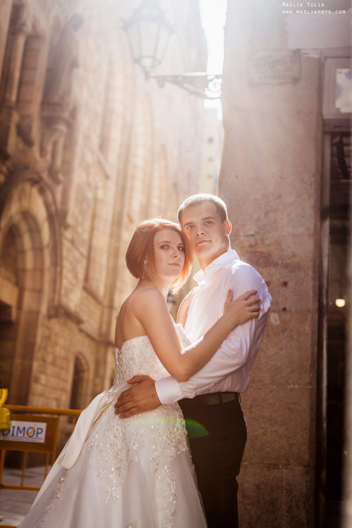 Soleada sesión de fotos en Barcelona. Fotógrafo en Barcelona  Maslik Yulia