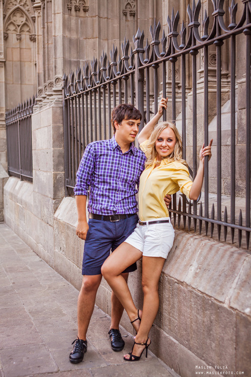 No es una sesión de fotos modelo en Barcelona. Fotógrafo en Barcelona  Maslik Yulia