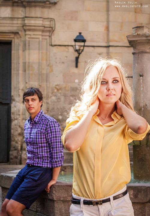 No es una sesión de fotos modelo en Barcelona. Fotógrafo en Barcelona  Maslik Yulia