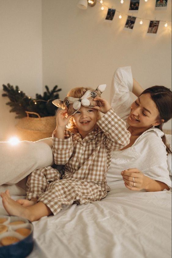 Семейная новогодняя фотосессия. Семейный фотограф Лейпциг, Германия