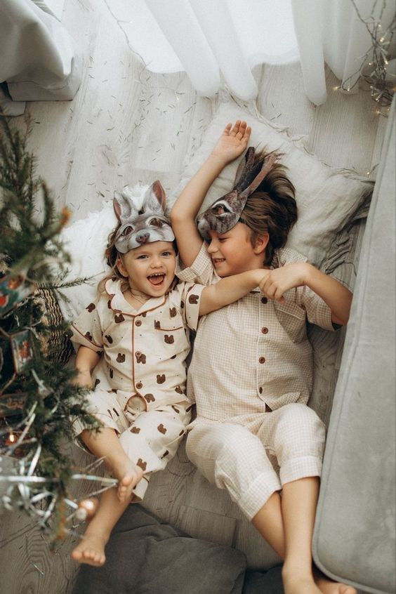 Семейная новогодняя фотосессия. Семейный фотограф Лейпциг, Германия