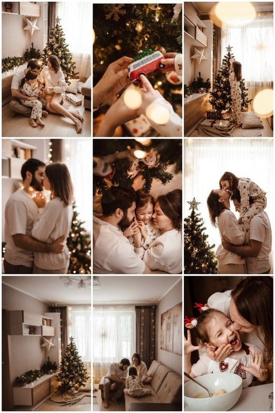 Семейная новогодняя фотосессия. Семейный фотограф Лейпциг, Германия