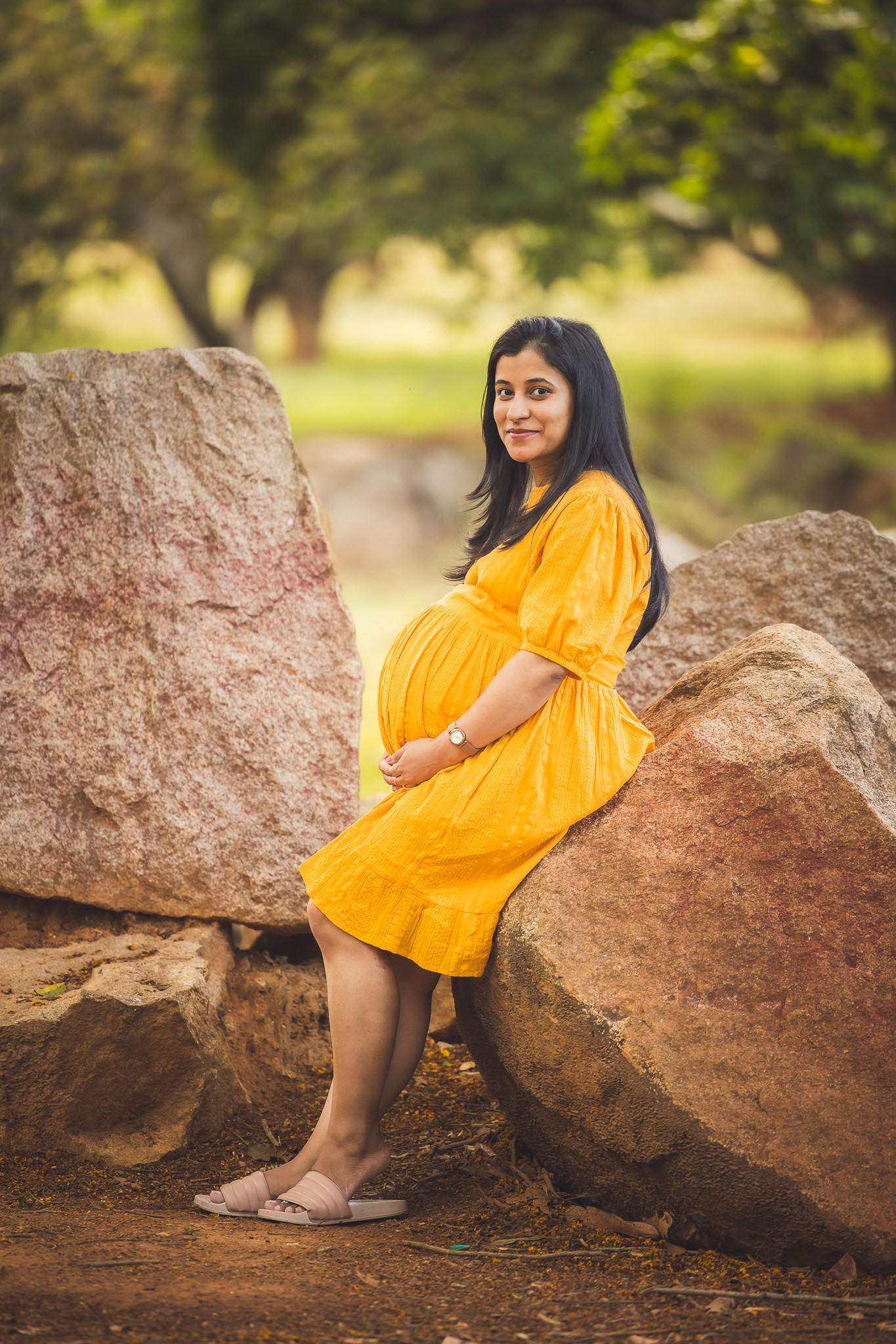 Anusha maternity portraits | Bangalore, India