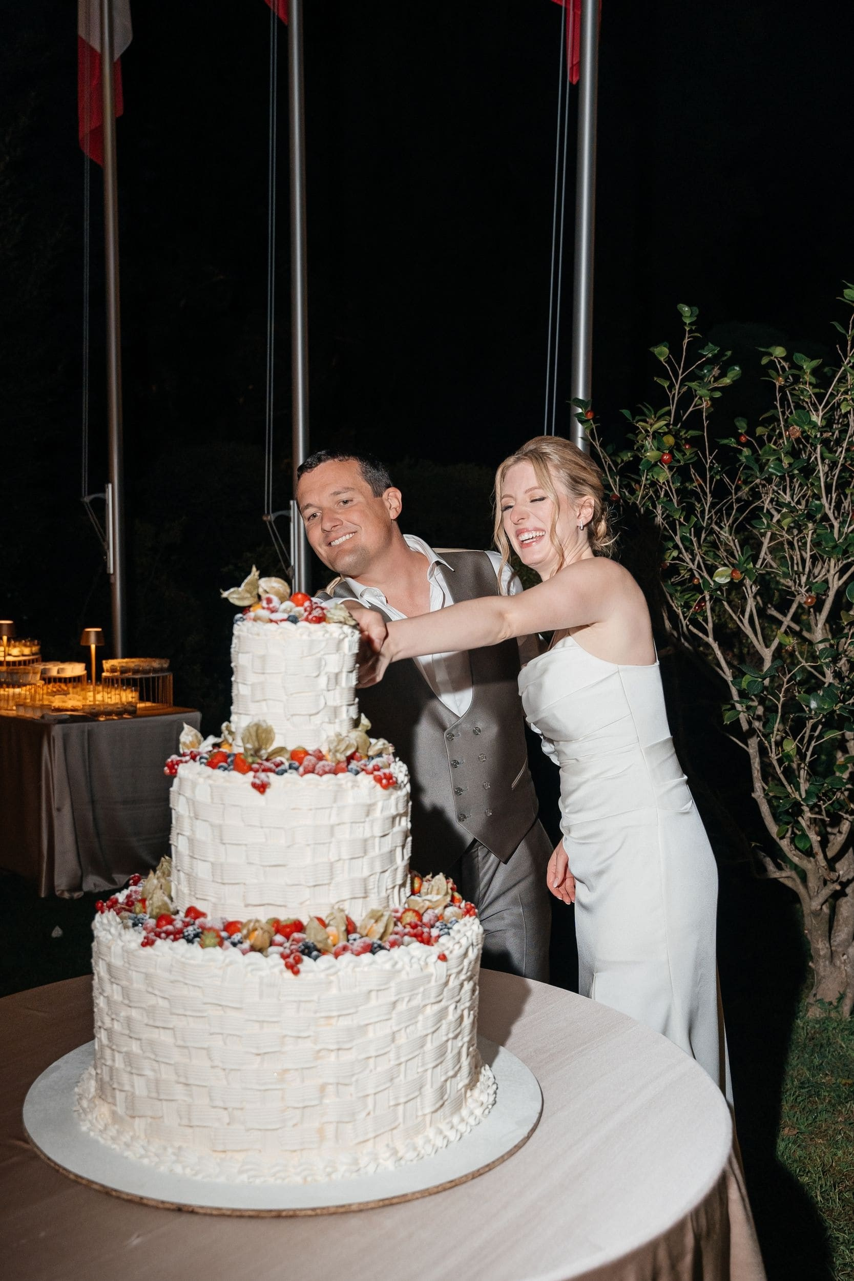 wedding cake cutting set