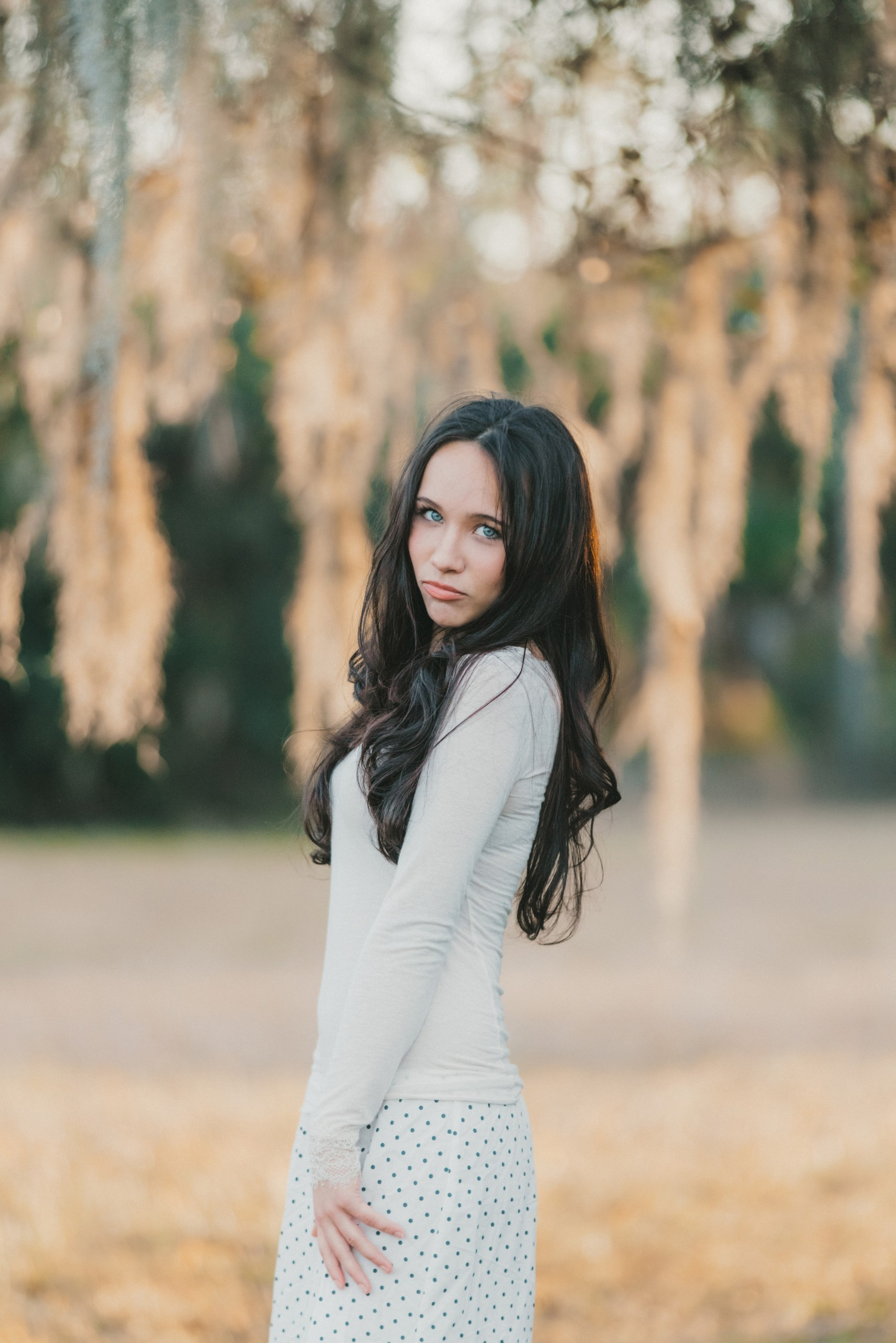 Individual portrait of highschool girl Northport Florida