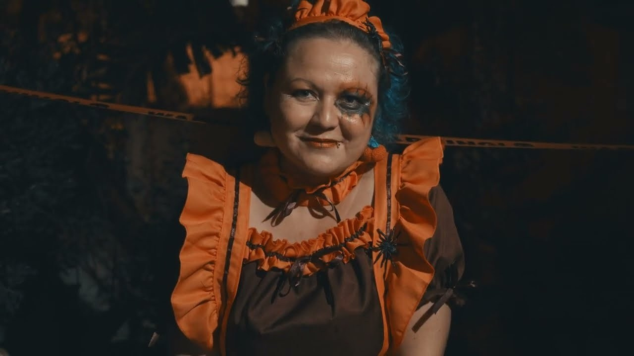 Halloween. Photo and video shooting