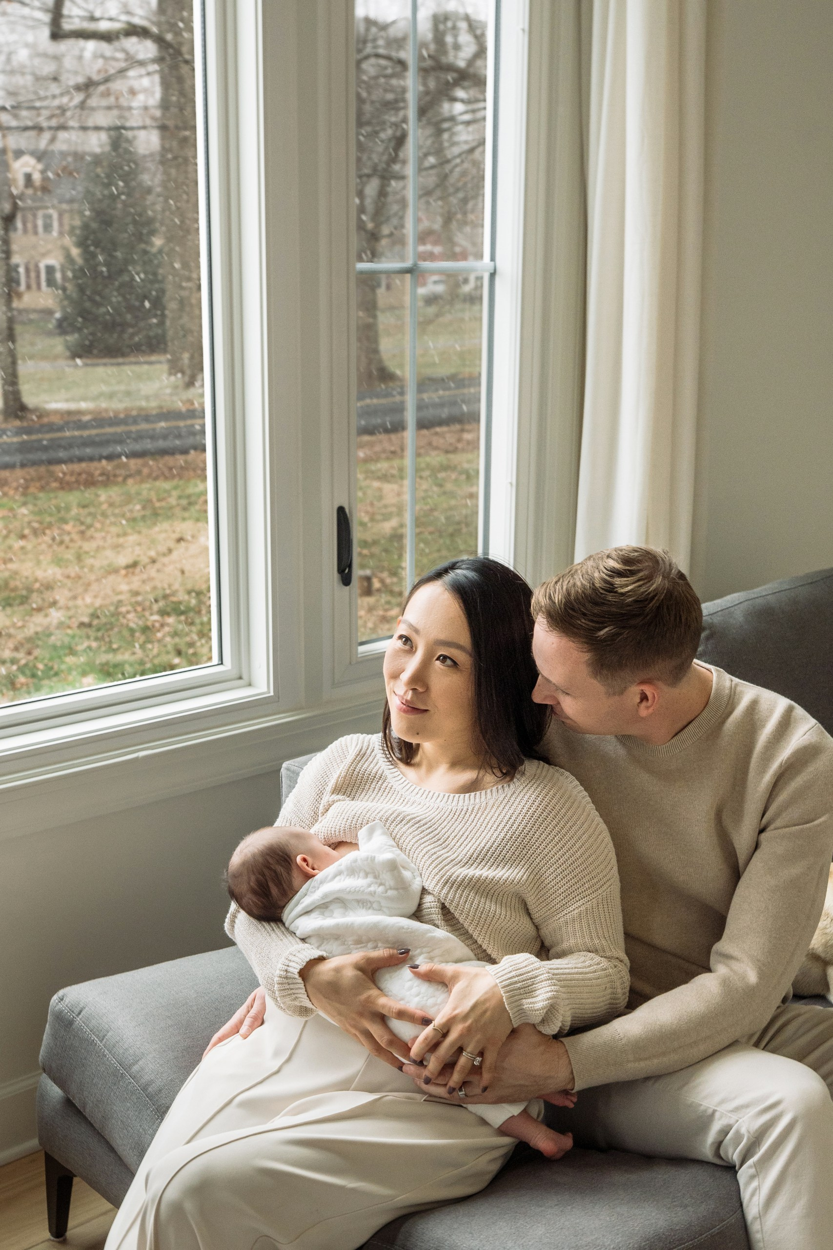 Kristine, Brian, Sloane. Alisa Tant — Family and newborn photographer Bucks County, Montgomery county, Philadelphia, NJ