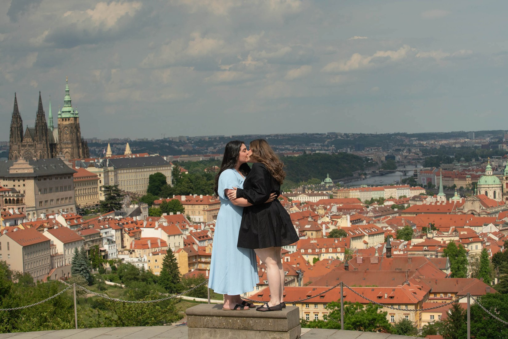 Strahov Library Prague Proposal | Surprise Engagement Photos in Prague
