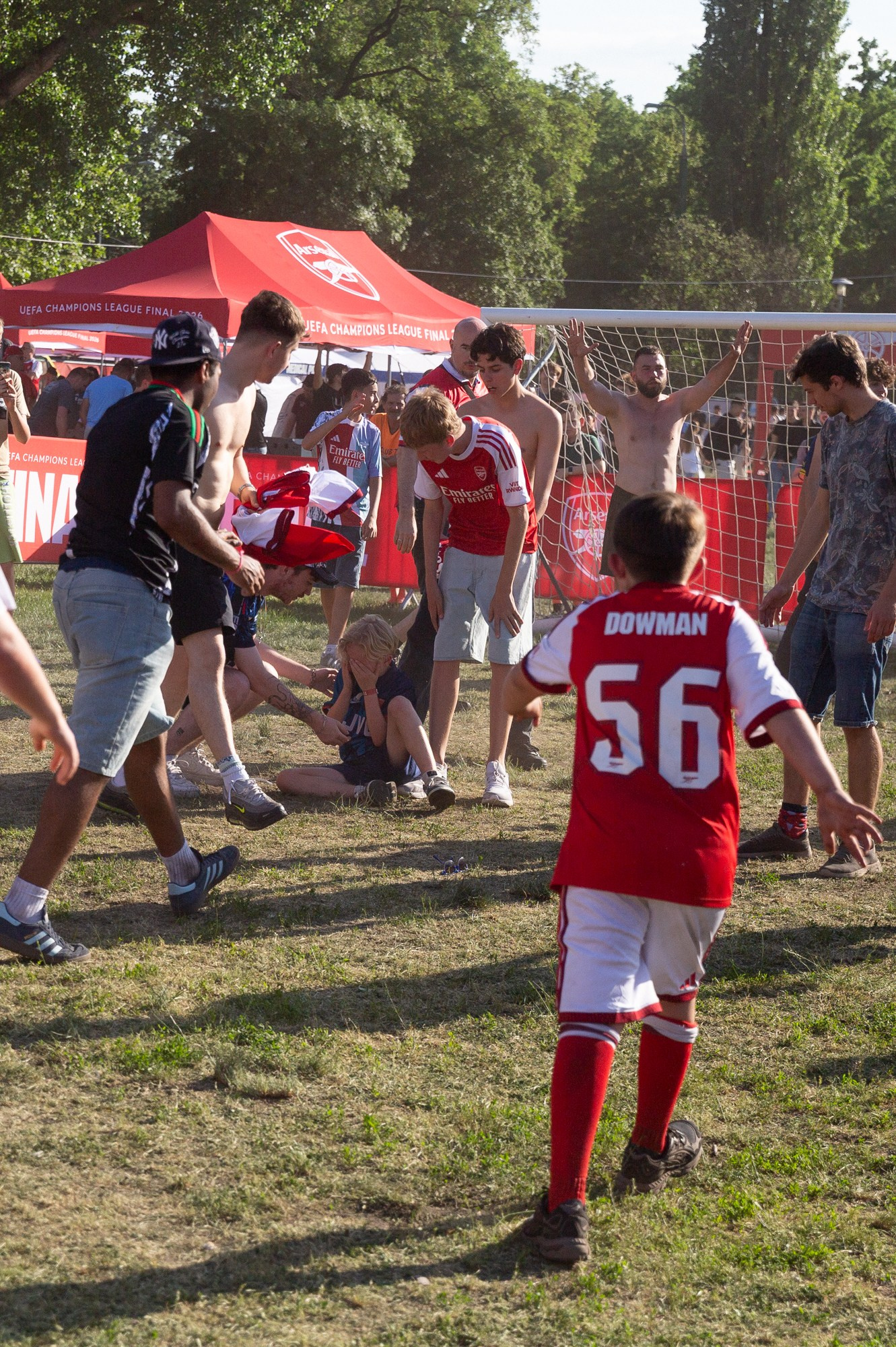UEFA Champions League Final. Arsenal vs PSG. Budapest 2026. Arsenal Fan Zone. Photographer in Budapest — Yura Knyazev