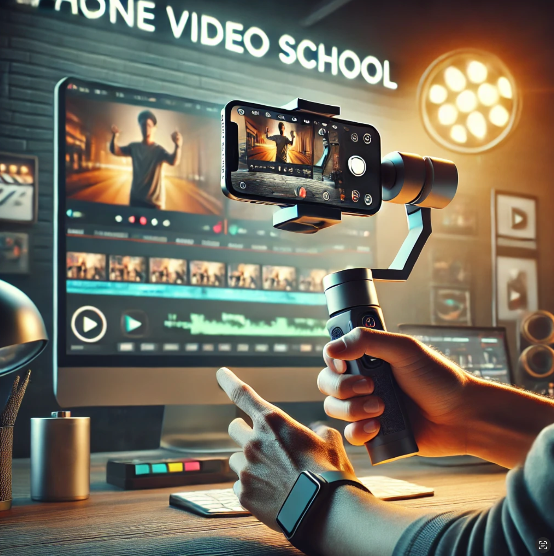 Blog. Video shooting and creating with phone, iPhone Video School
