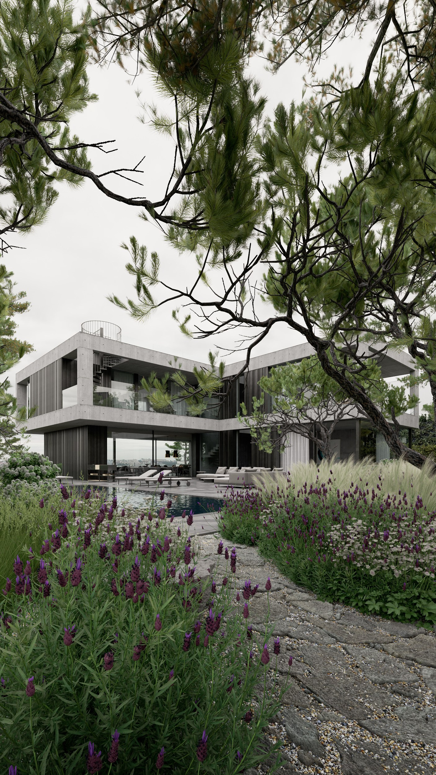 Zahrada — vila Chuchle 1. Filipenka Architects