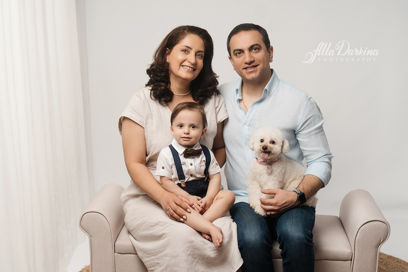 Studio family session. Newborn and family photographer. Hills District. Sydney