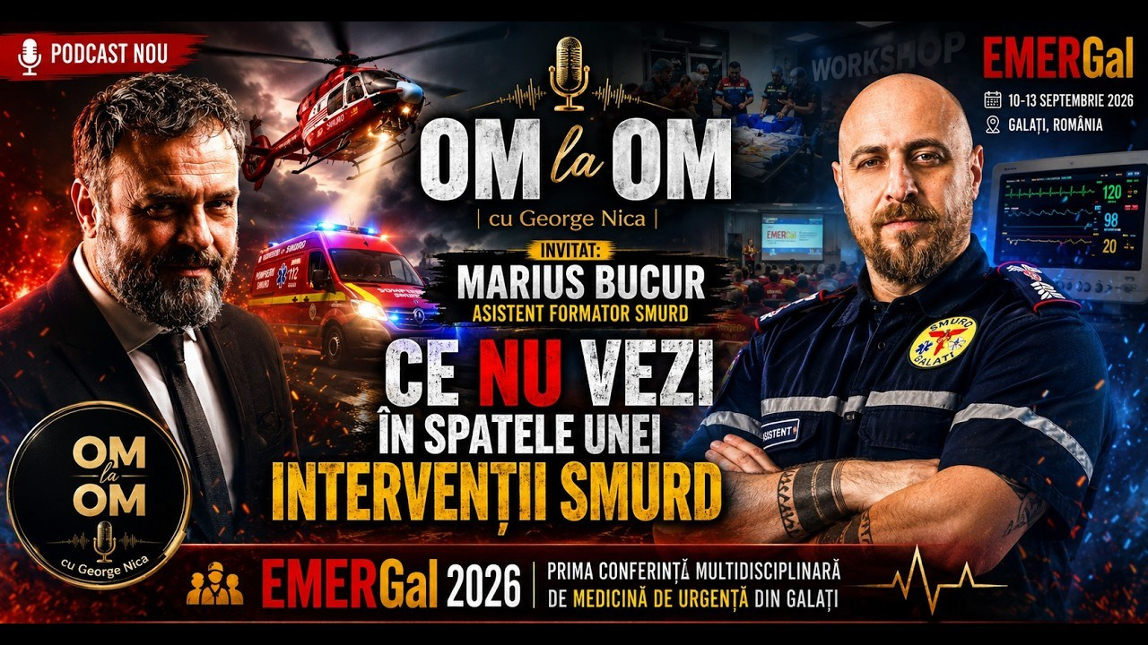 Marius Bucur — Omul din spatele uniformei SMURD | Om la Om cu George Nica