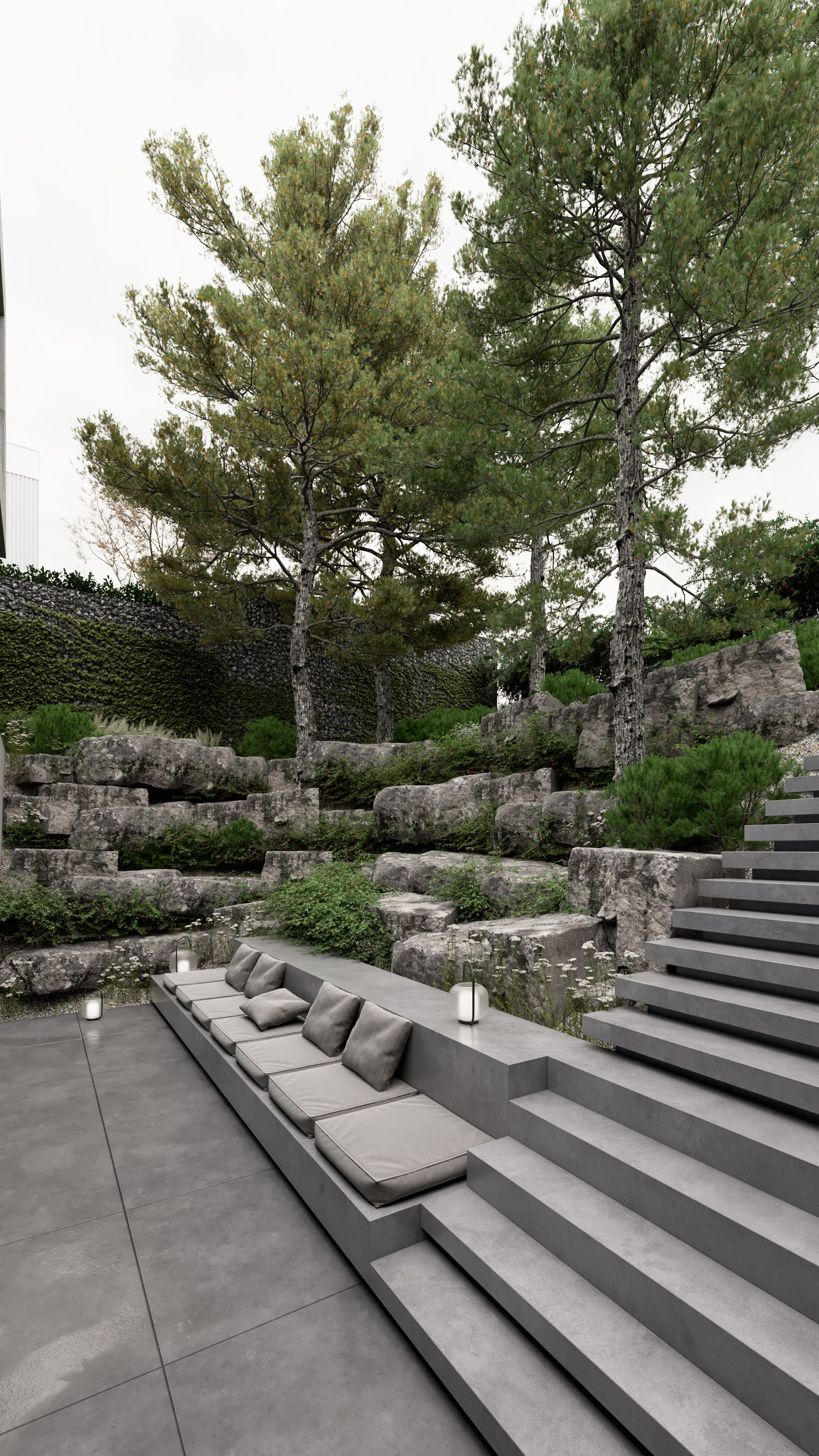 Zahrada — vila Chuchle 1. Filipenka Architects