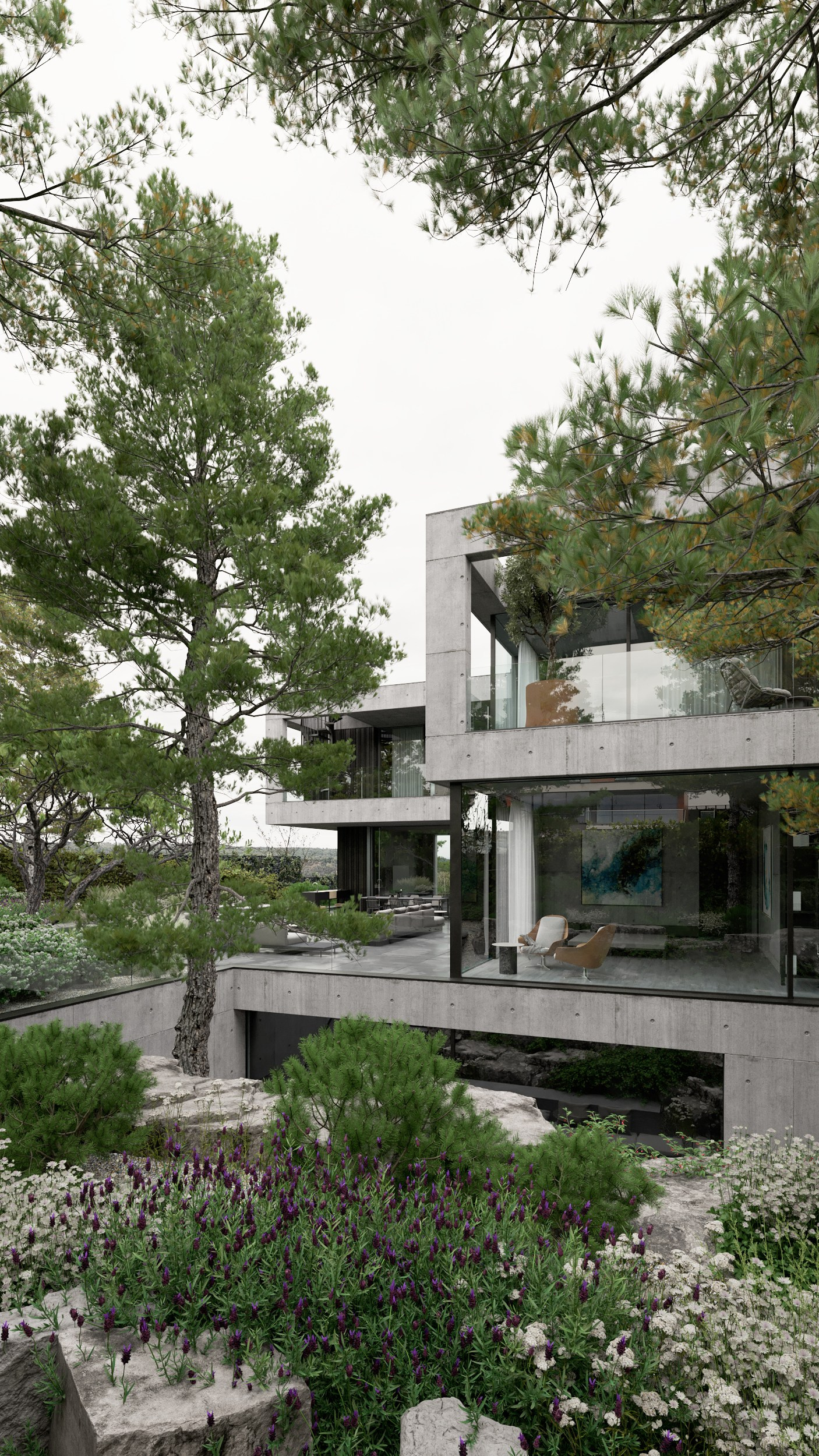 Zahrada — vila Chuchle 1. Filipenka Architects