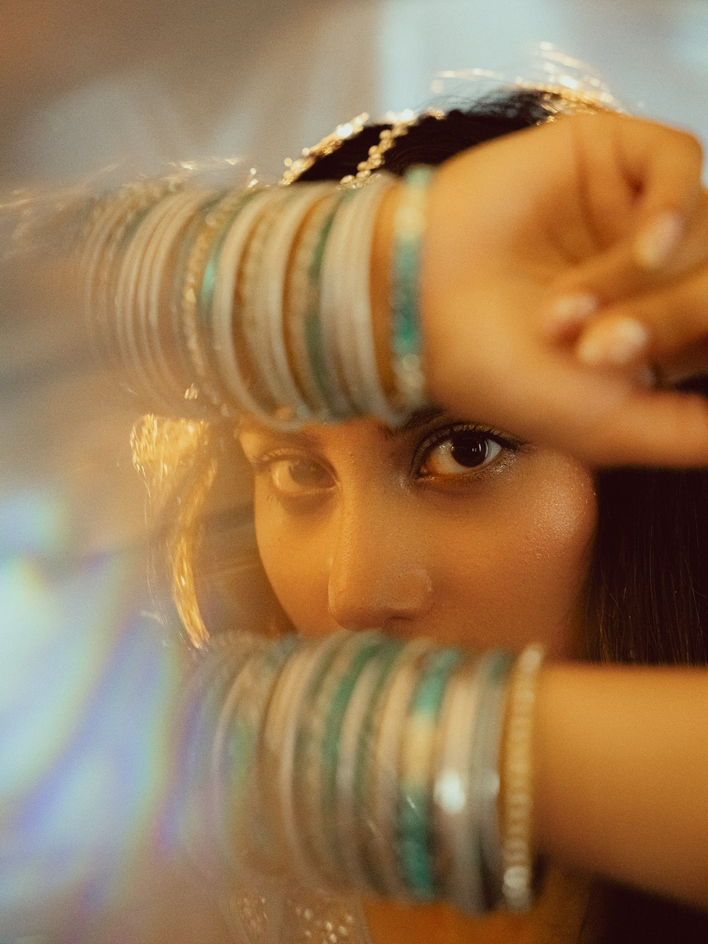 Dream Portrait in Traditional Indian Attire — Studio Photoshoot in Rotterdam. Romantic & Soulful Photography by Natalia Olhova in Rotterdam