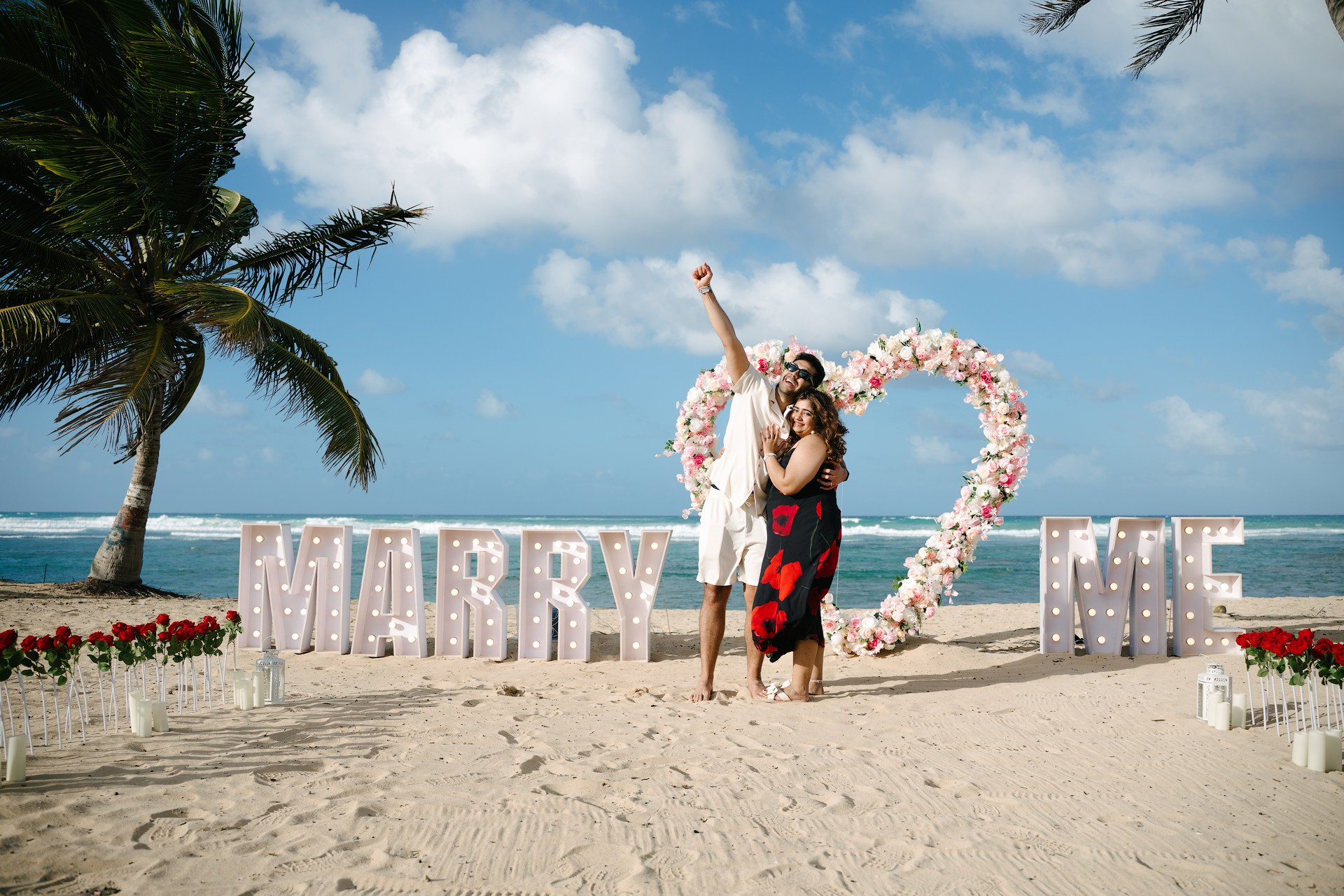 Pedidos de Casamento em Punta Cana | Pacotes Românticos na Praia. Fotógrafo de Casamento e Pedido de Casamento em Punta Cana — Mikhail Chernov