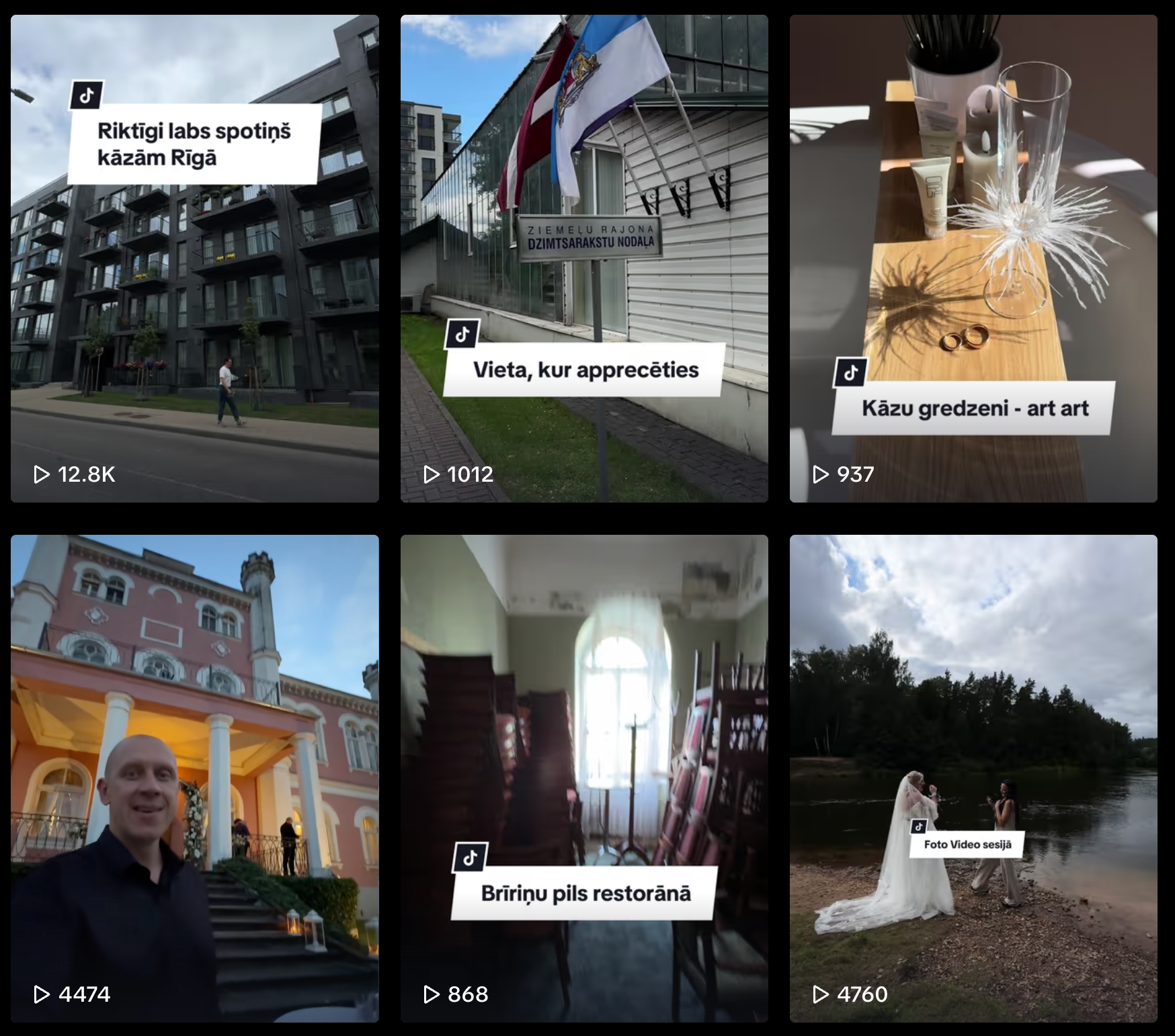 Kāzu TikTok kanāls BalticWedding - Jaunums. Kāzu video un kāzu foto | BalticWedding - Ainārs Krauklis