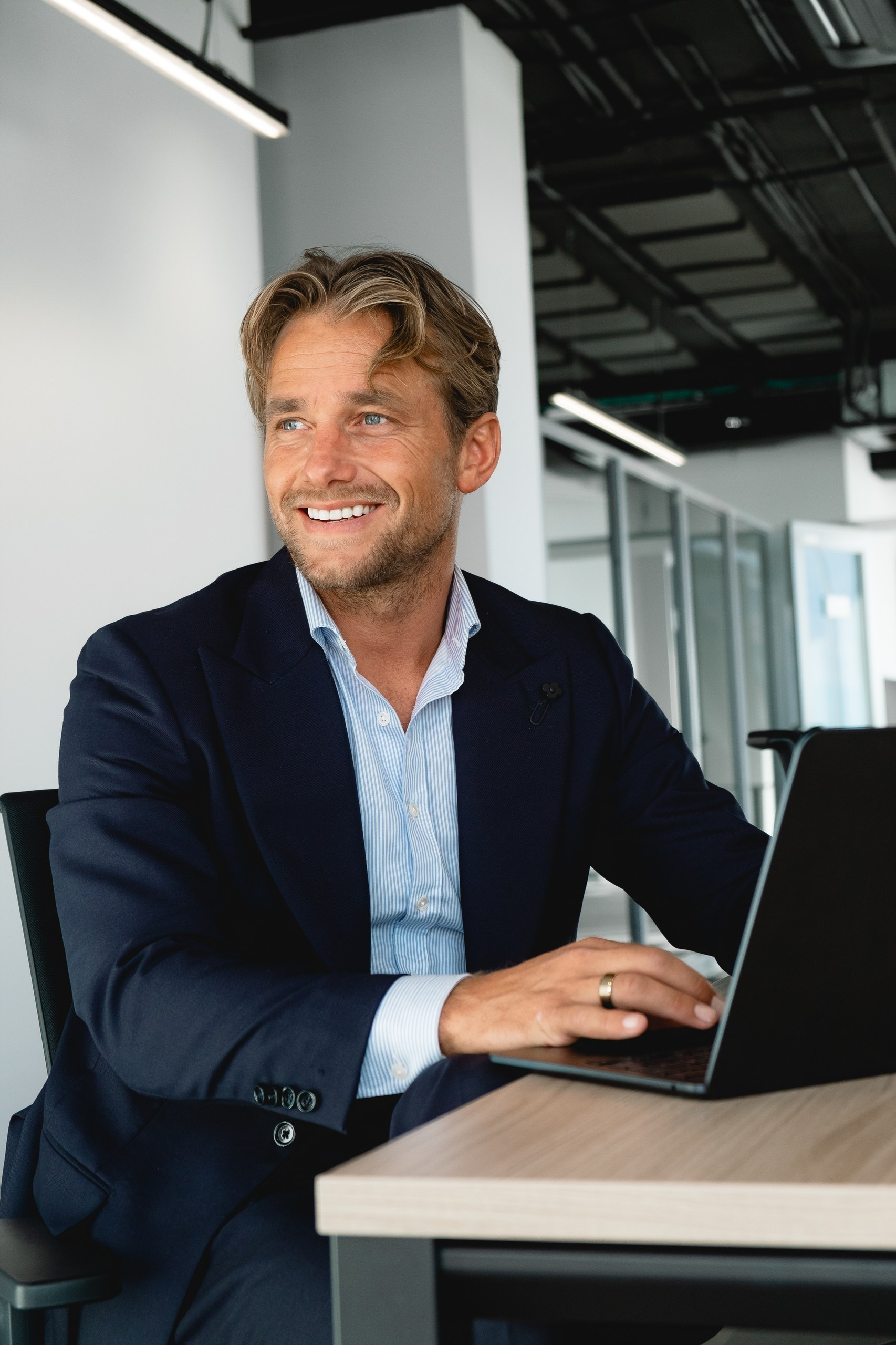 Business content photoshoot in Alicante for Norwegian Capital