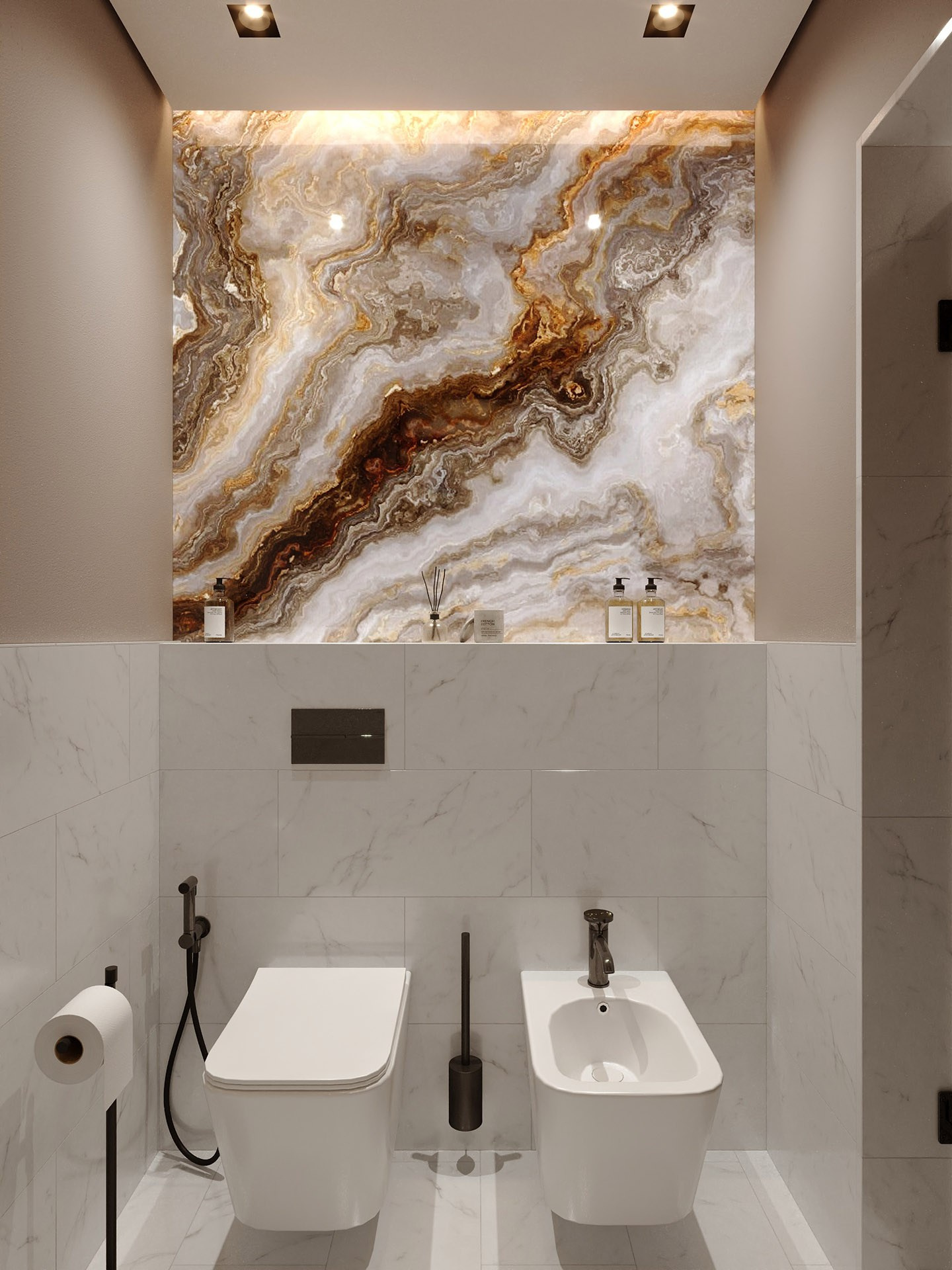 APARTMENT ON PALM JUMEIRAH IN DUBAI. Дизайн интерьера и 3D-визуализация | AB Design Buro