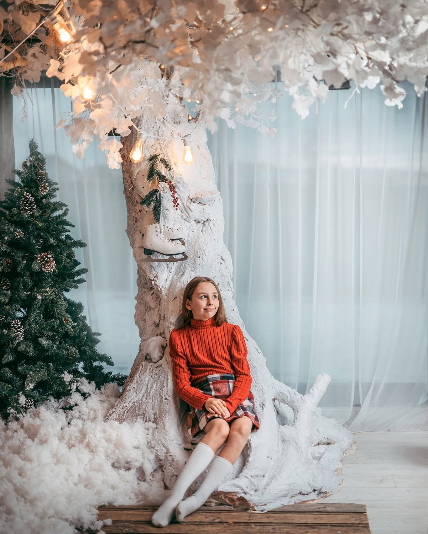 Ședinte foto Crăciun. Alina Leșan — Fotografie de nou născut, maternitate și familie
