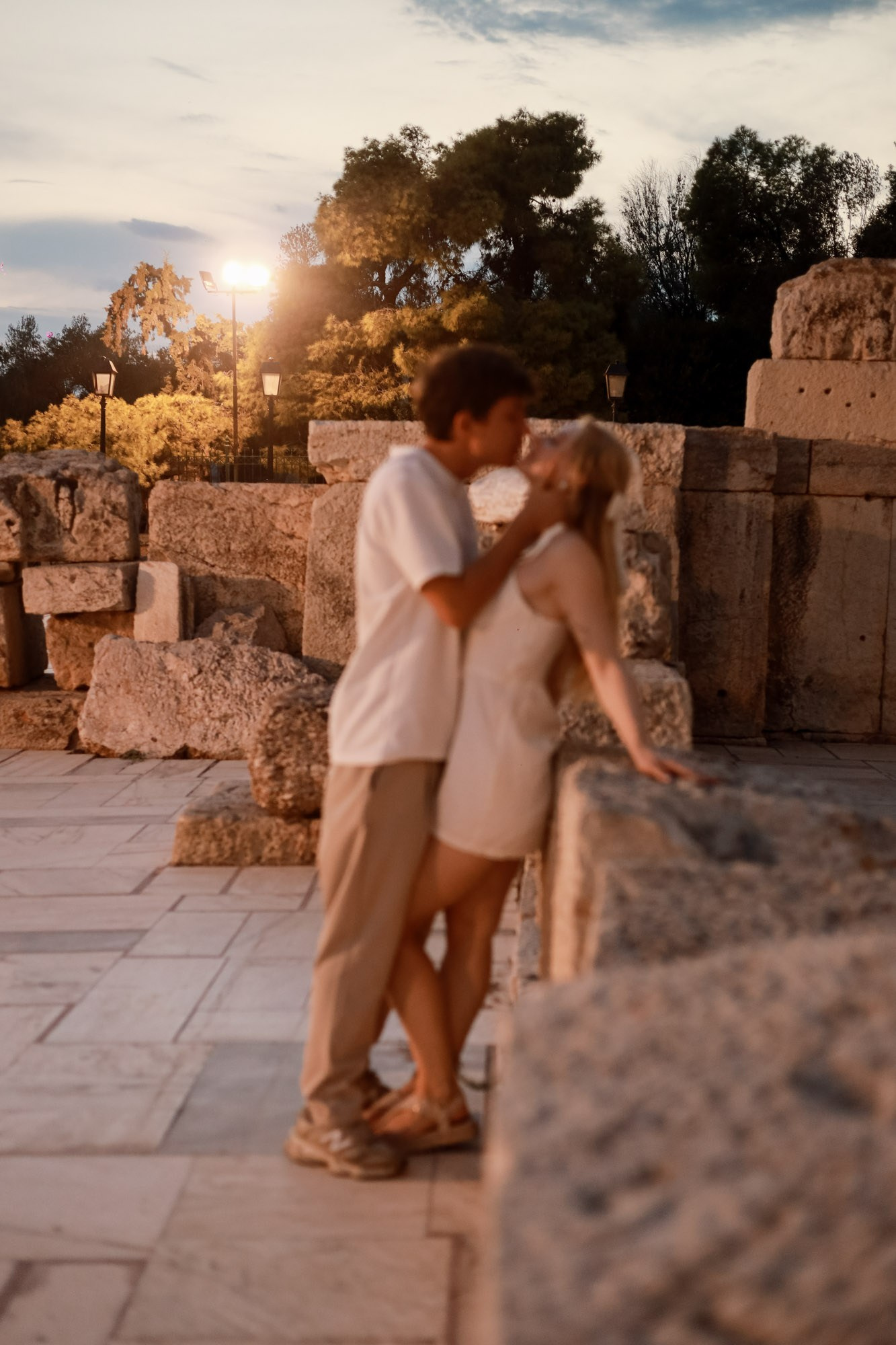 Sunset Couple Photoshoot near the Acropolis, Athens