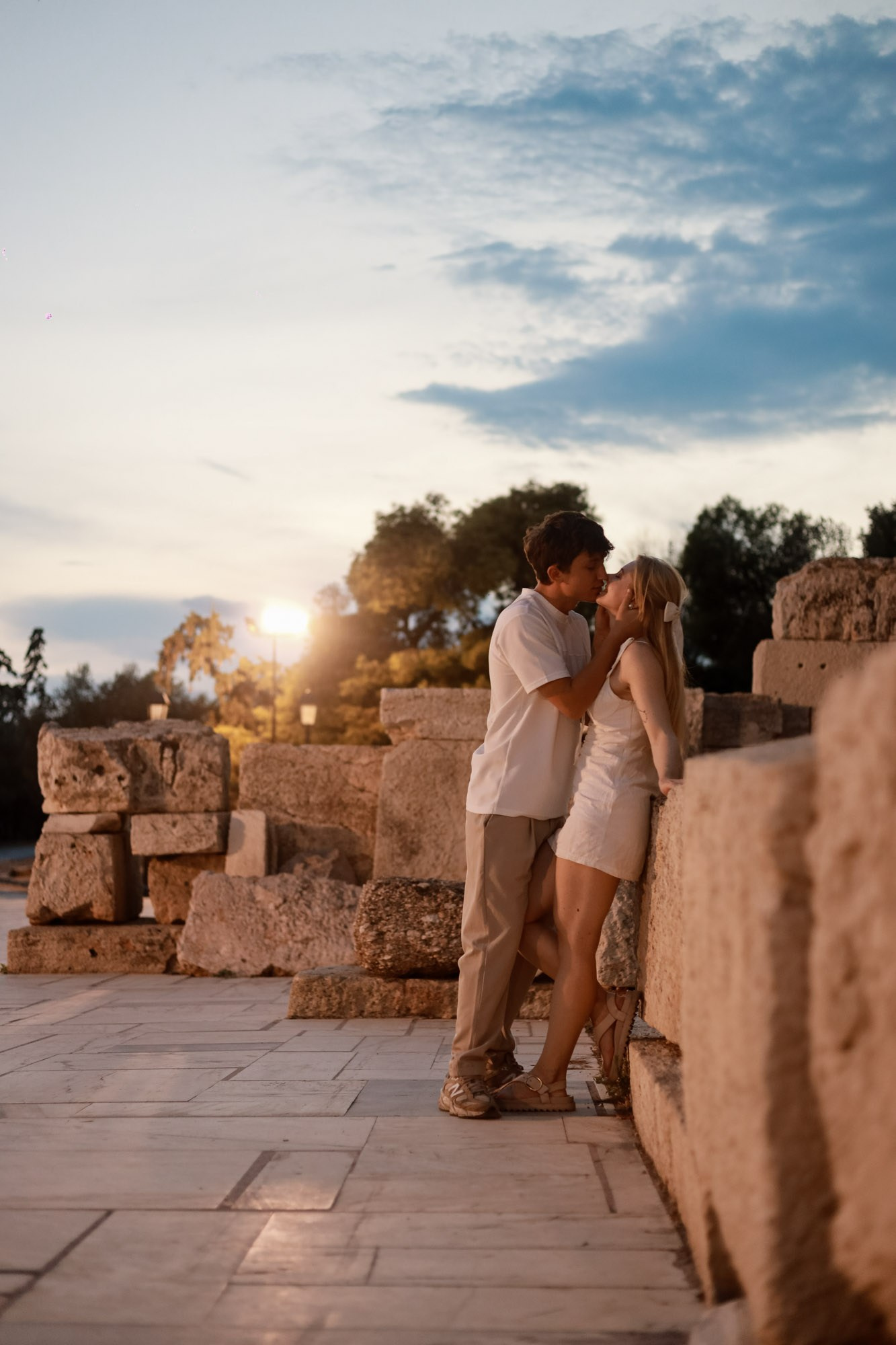 Sunset Couple Photoshoot near the Acropolis, Athens