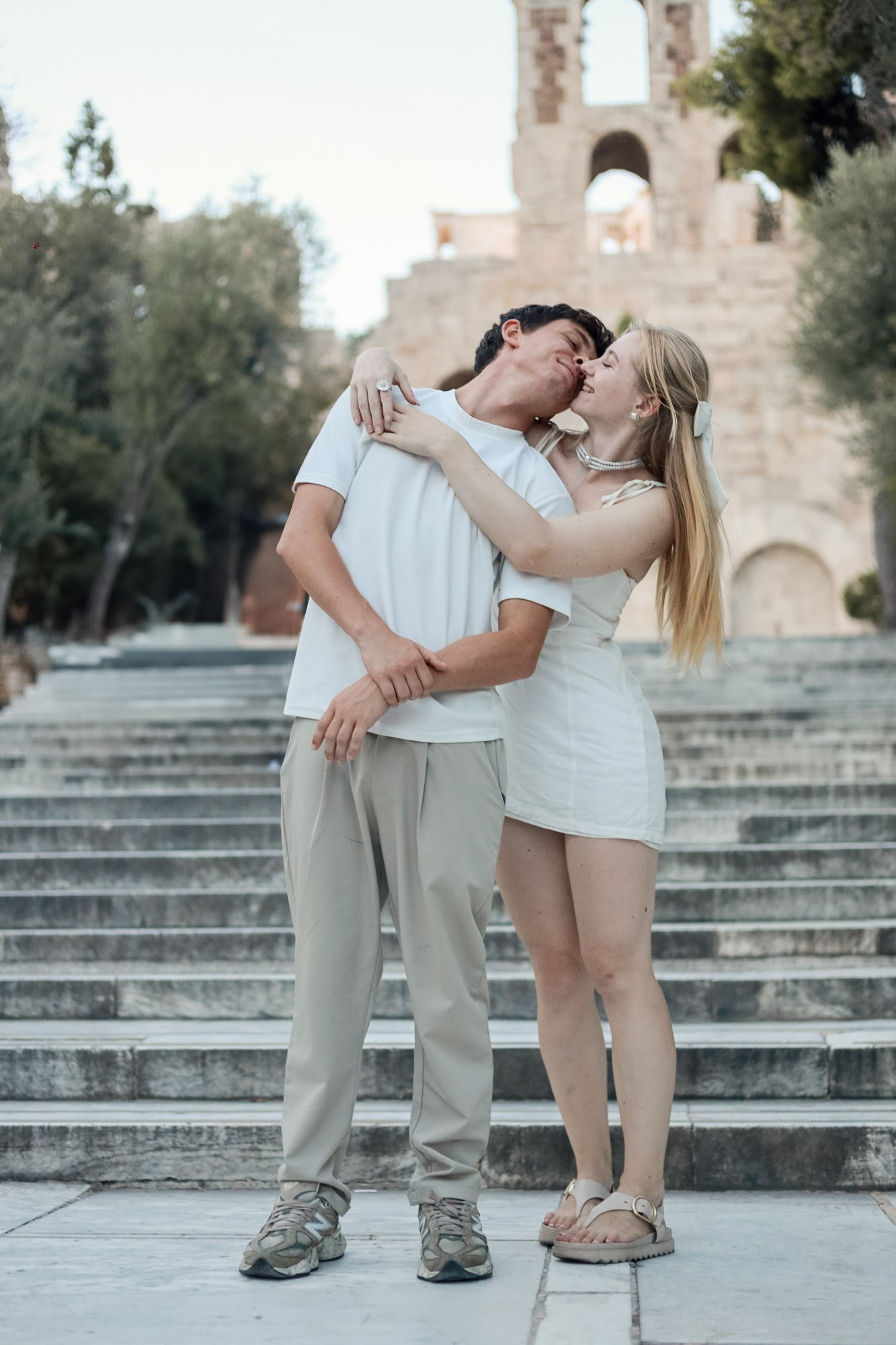 Sunset Couple Photoshoot near the Acropolis, Athens