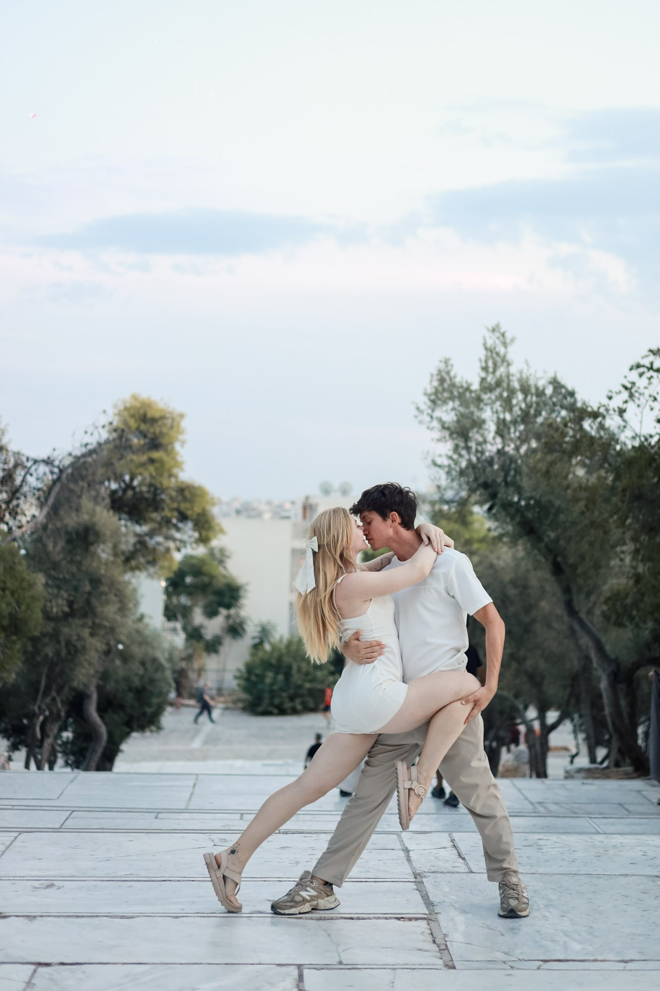 Sunset Couple Photoshoot near the Acropolis, Athens