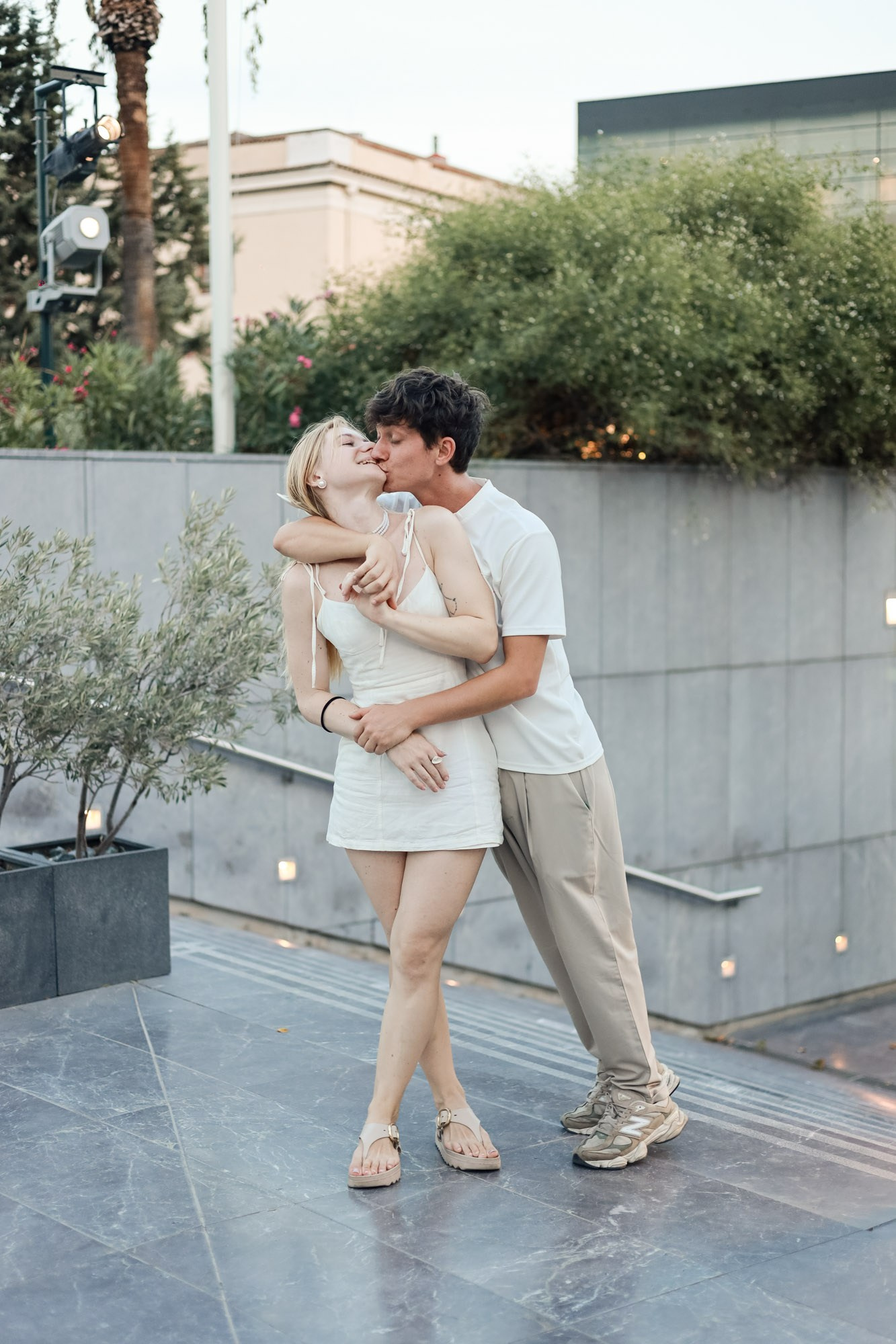 Sunset Couple Photoshoot near the Acropolis, Athens