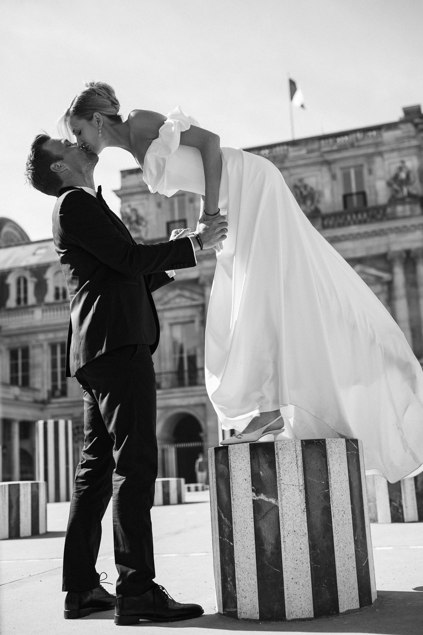 Romantische trouwfotografie aan het Petit Palais - Kapture Fotografie