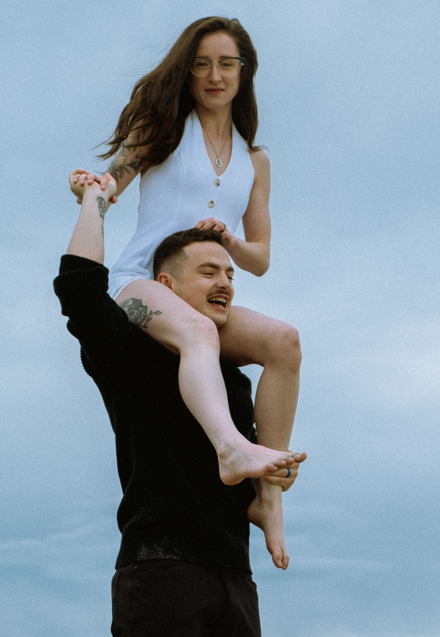 Love story photography session in Comox Valley capturing genuine connection