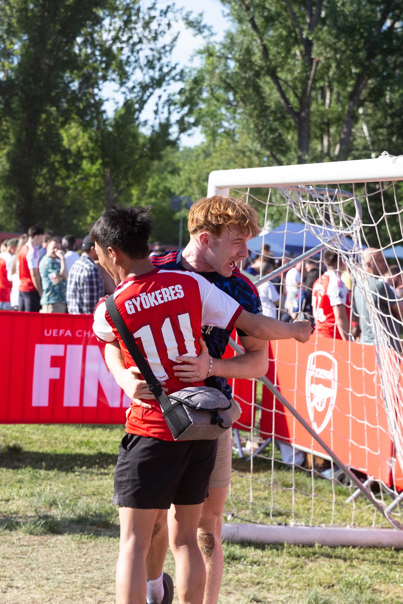 UEFA Champions League Final. Arsenal vs PSG. Budapest 2026. Arsenal Fan Zone. Photographer in Budapest — Yura Knyazev