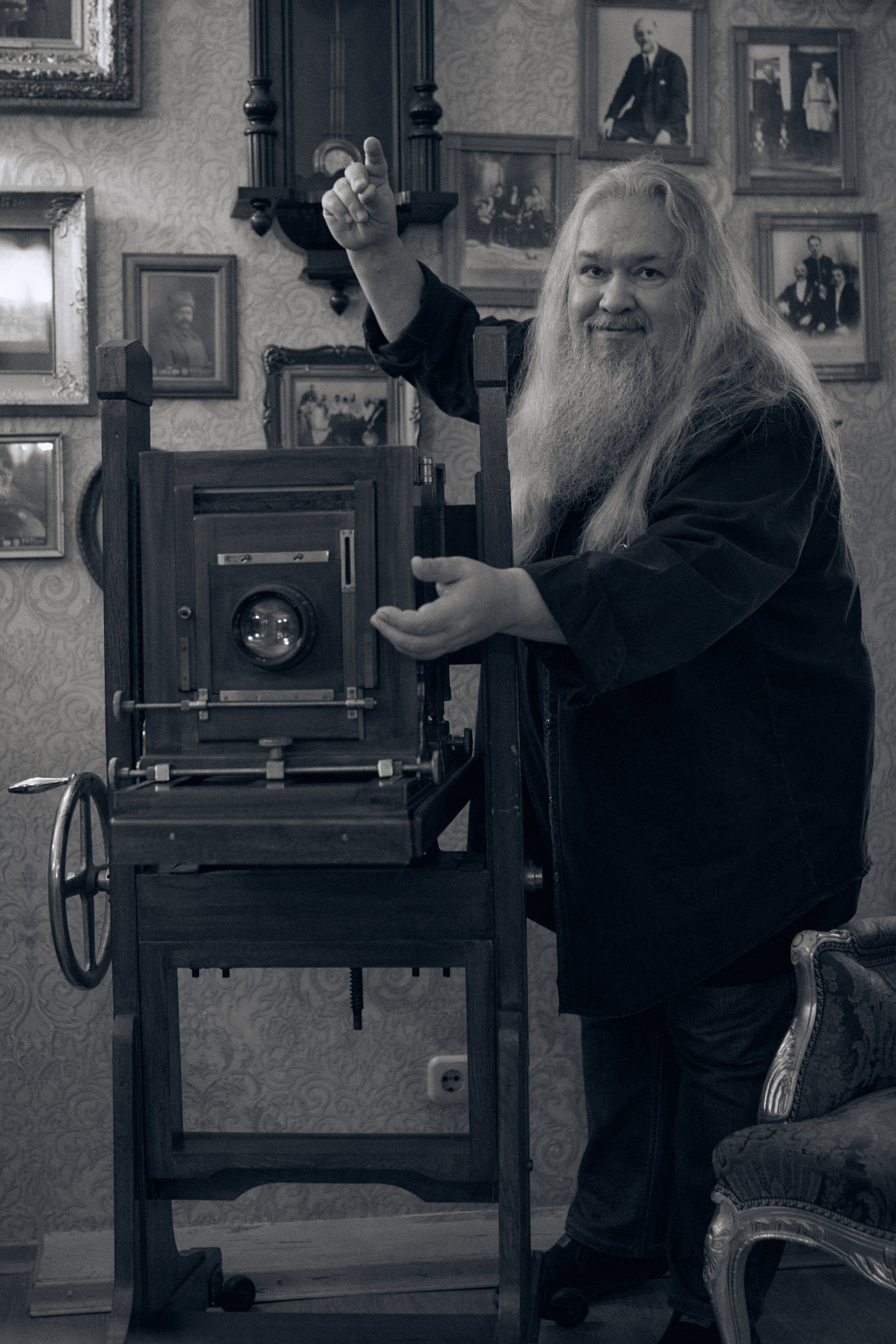 Alexander Karev. Séance photo pour un poète
