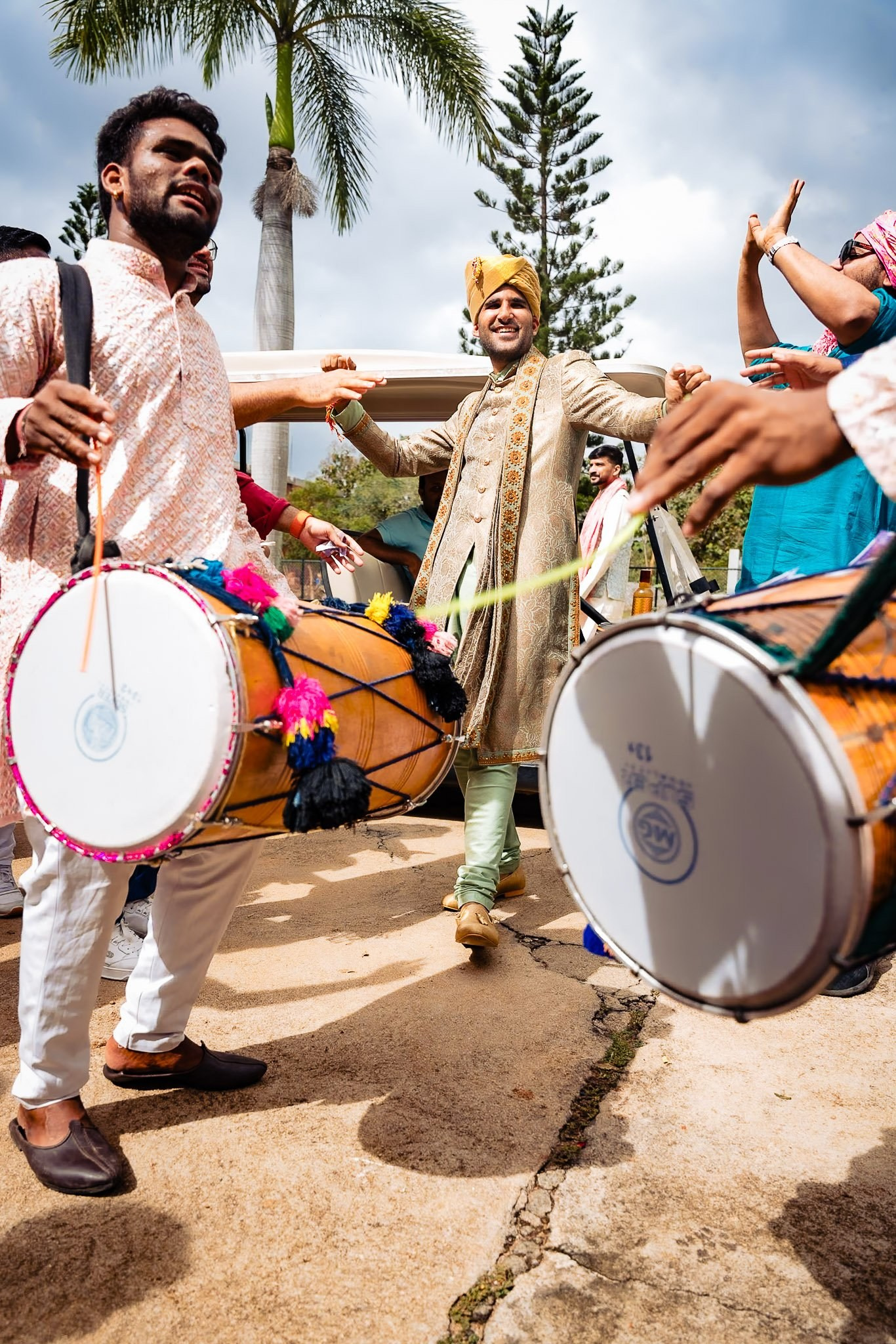 Explore the vibrant fusion of Punjabi and Chettinad cultures in this stunning destination wedding at Eagleton The Golf Resort, Bangalore. Ph