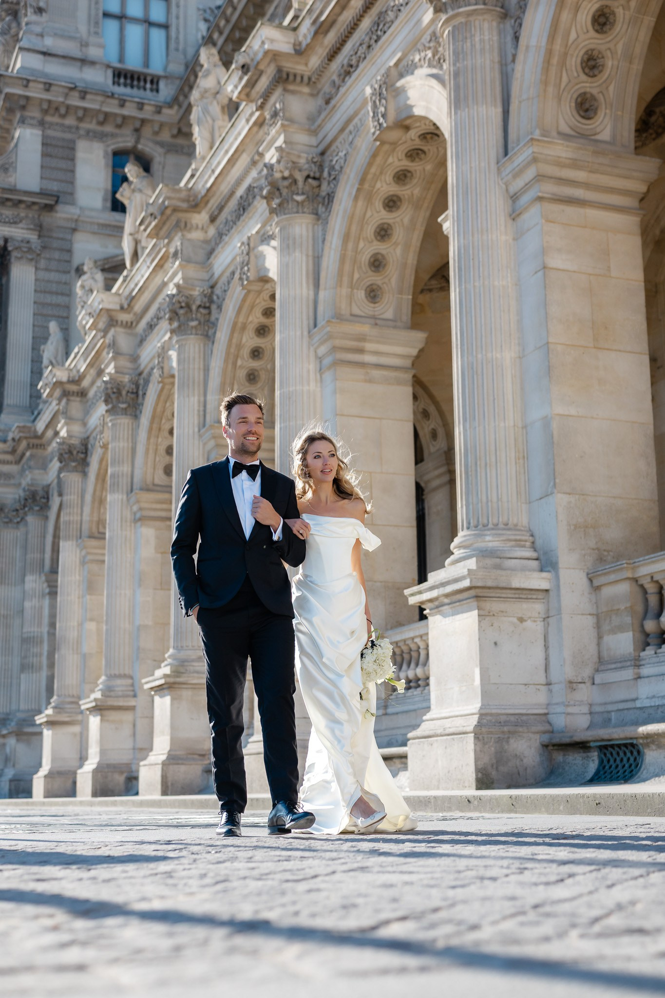 Diane en Cris tijdens romantische destination wedding in Parijs - Kapture Fotografie