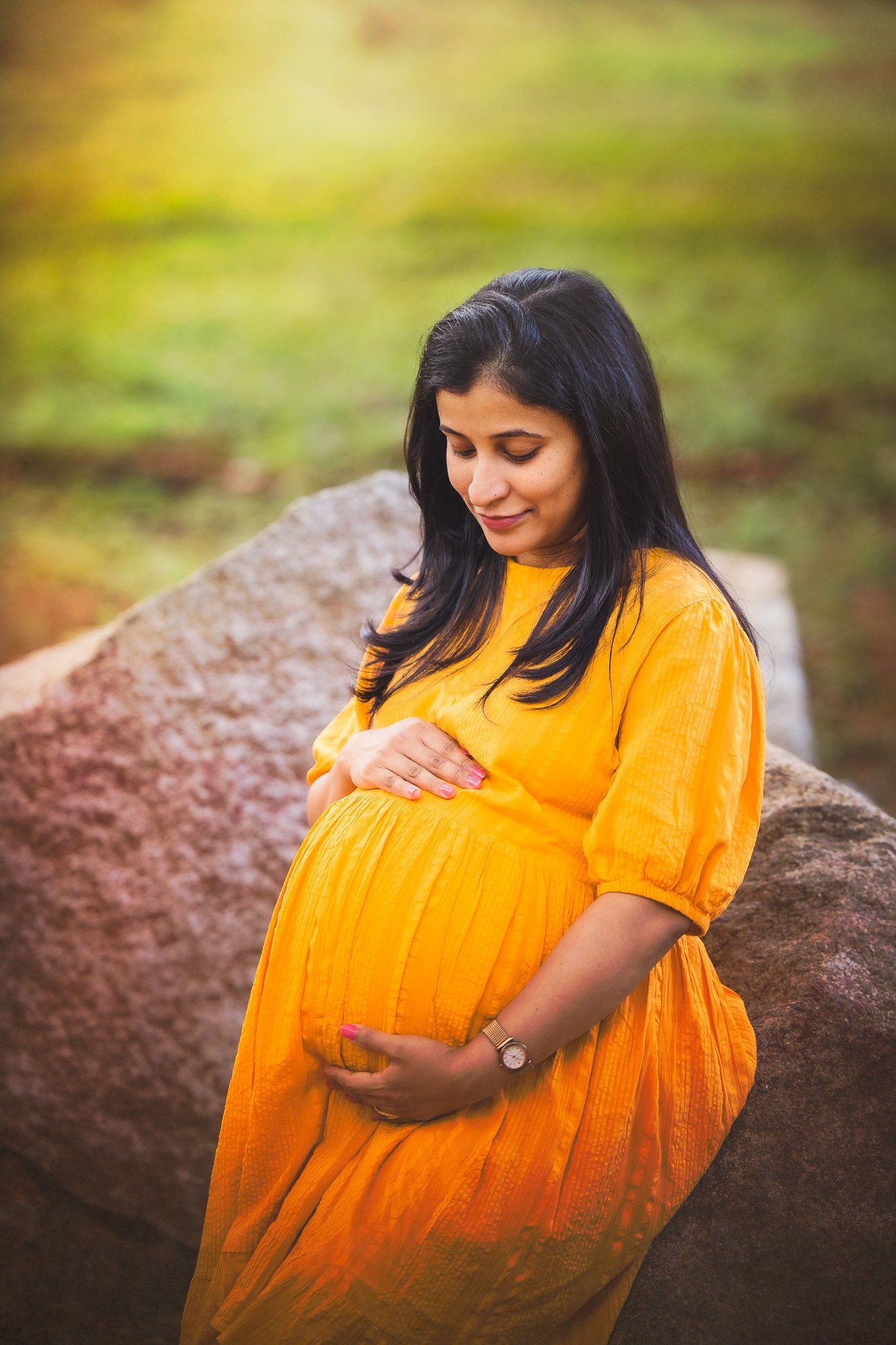 Anusha maternity portraits | Bangalore, India