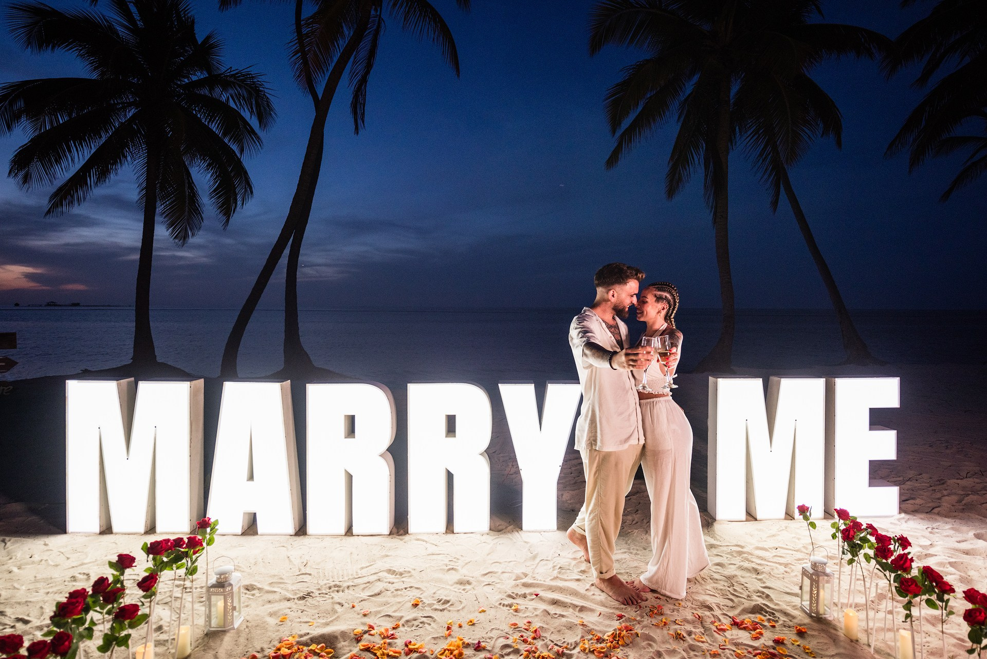 Pedidos de Casamento em Punta Cana | Pacotes Românticos na Praia. Fotógrafo de Casamento e Pedido de Casamento em Punta Cana — Mikhail Chernov