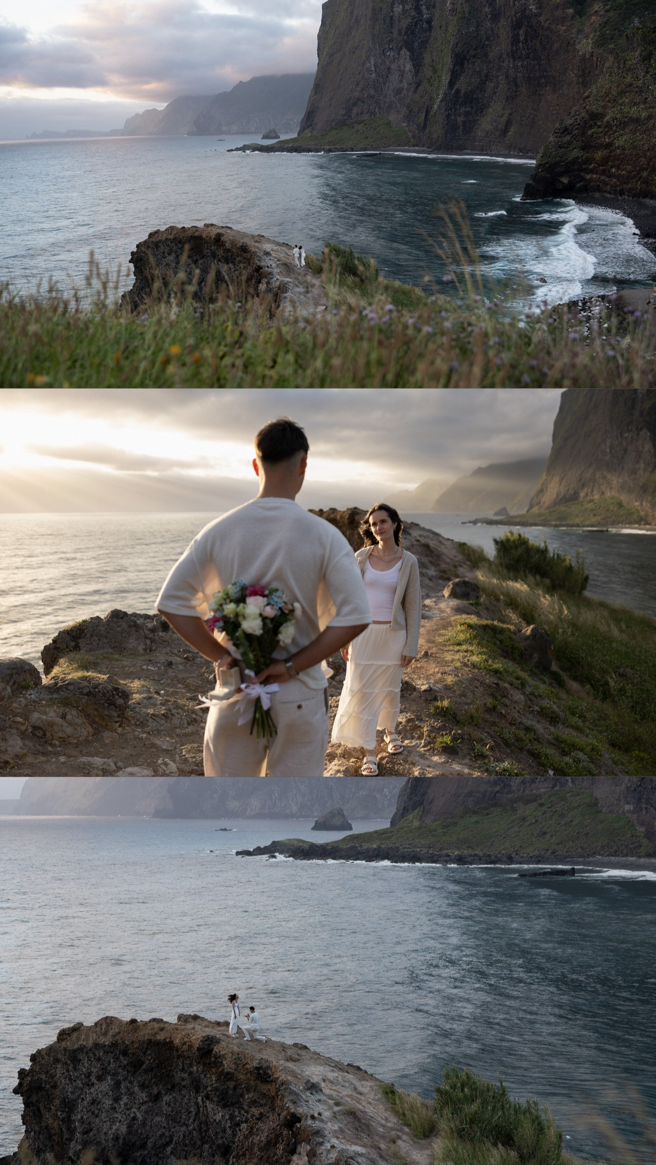 Secret Proposal at Miradouro do Guindaste, Madeira | Surprise Engagement. Fotógrafa na Madeira para casais, pedidos de casamento, elopements e casamentos íntimos | Tatiana